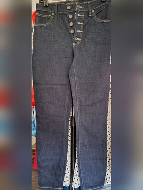 Lucky Brand Bridgette High Rise Skinny Jeans Dark Wash Button Fly Size 4/27 NWT